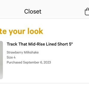 lululemon athletica Shorts Rare Lululemon Strawberry Milkshake